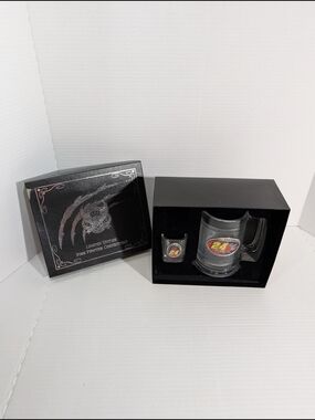 Limited Edition Pewter Collictible Jeff Gordan Pint And Shot Glass